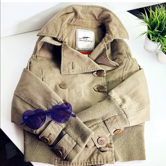 Thomas Vintage Cropped Military Thomas Burberry Jackets & Coats | Cape